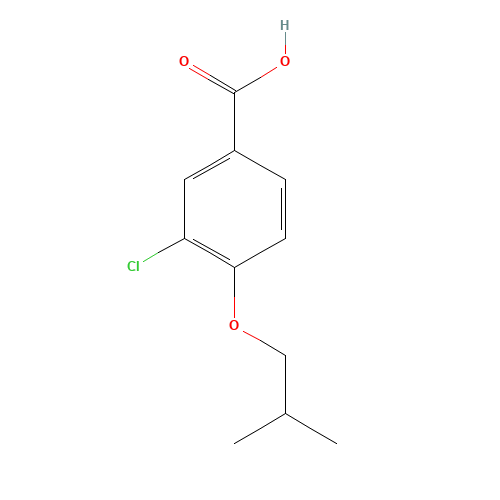 3-chloro-4-(2-methylpropoxy)benzoic acid (CAS: 856165-91-8) - Related Chemical Product