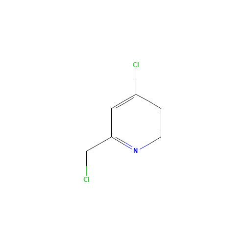 4-chloro-2-(chloromethyl)pyridine (CAS: 10177-21-6) - Chemical Structure and Molecular Formula 