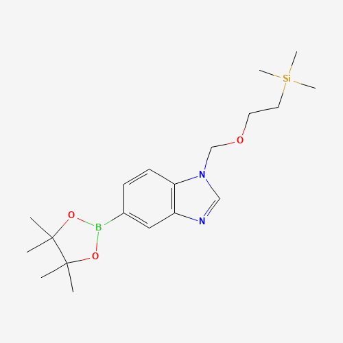 trimethyl-[2-[[5-(4,4,5,5-tetramethyl-1,3,2-dioxaborolan-2-yl)benzimidazol-1-yl]methoxy]ethyl]silane (CAS: 317830-46-9) - Related Chemical Product
