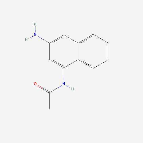 N-(3-aminonaphthalen-1-yl)acetamide (CAS: 721970-24-7) - Chemical Structure and Molecular Formula 