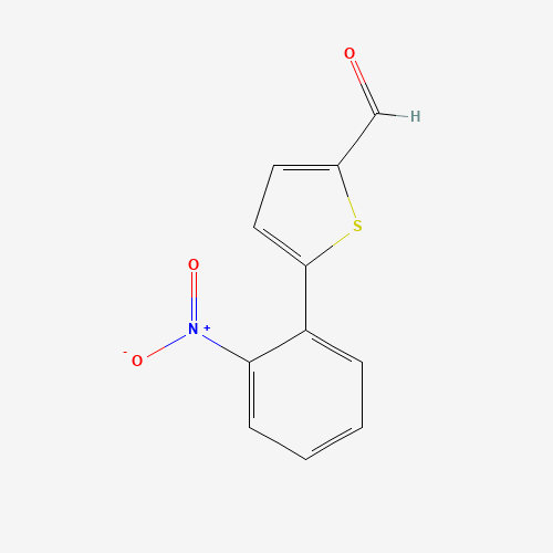 5-(2-nitrophenyl)thiophene-2-carbaldehyde (CAS: 42545-34-6) - Chemical Structure and Molecular Formula 
