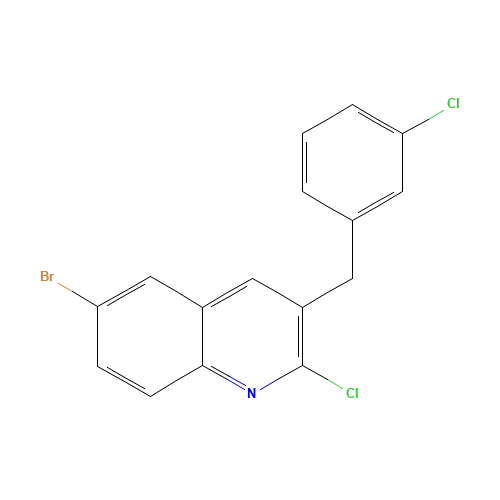 6-bromo-2-chloro-3-[(3-chlorophenyl)methyl]quinoline (CAS: 1352999-45-1) - Related Chemical Product