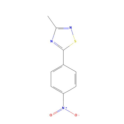 3-methyl-5-(4-nitrophenyl)-1,2,4-thiadiazole (CAS: 800408-77-9) - Related Chemical Product