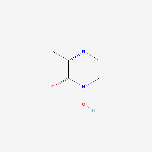 1-hydroxy-3-methylpyrazin-2-one (CAS: 105985-13-5) - Chemical Structure and Molecular Formula 
