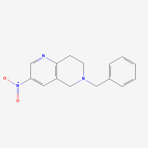 6-benzyl-3-nitro-7,8-dihydro-5H-1,6-naphthyridine (CAS: 214699-24-8) - Related Chemical Product
