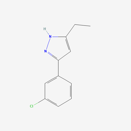 3-(3-chlorophenyl)-5-ethyl-1H-pyrazole (CAS: 1439307-63-7) - Related Chemical Product