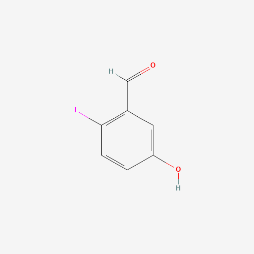 5-hydroxy-2-iodobenzaldehyde (CAS: 50765-11-2) - Chemical Structure and Molecular Formula 