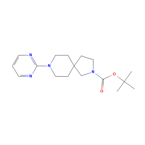 tert-butyl 8-pyrimidin-2-yl-2,8-diazaspiro[4.5]decane-2-carboxylate (CAS: 1246507-95-8) - Related Chemical Product