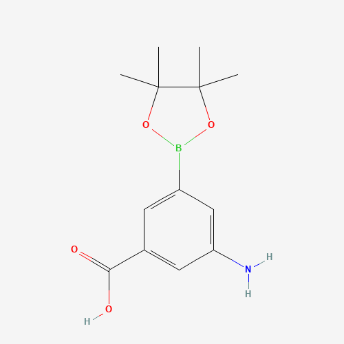 3-amino-5-(4,4,5,5-tetramethyl-1,3,2-dioxaborolan-2-yl)benzoic acid (CAS: 1009094-73-8) - Related Chemical Product