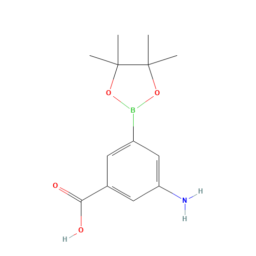 3-amino-5-(4,4,5,5-tetramethyl-1,3,2-dioxaborolan-2-yl)benzoic acid (CAS: 1009094-73-8) - Related Chemical Product