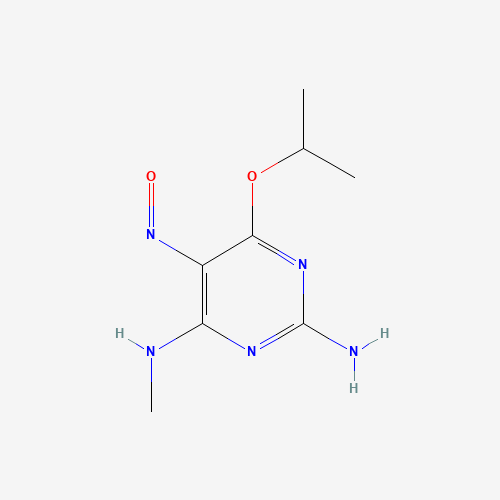4-N-methyl-5-nitroso-6-propan-2-yloxypyrimidine-2,4-diamine (CAS: 92673-47-7) - Related Chemical Product
