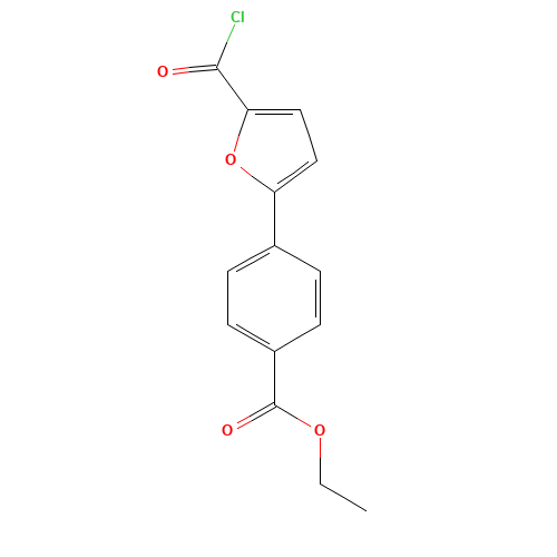 ethyl 4-(5-carbonochloridoylfuran-2-yl)benzoate (CAS: 333435-04-4) - Related Chemical Product