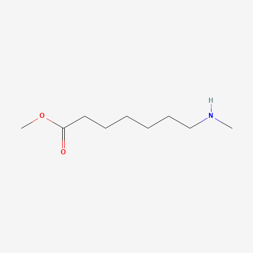 methyl 7-(methylamino)heptanoate (CAS: 1316216-16-6) - Chemical Structure and Molecular Formula 