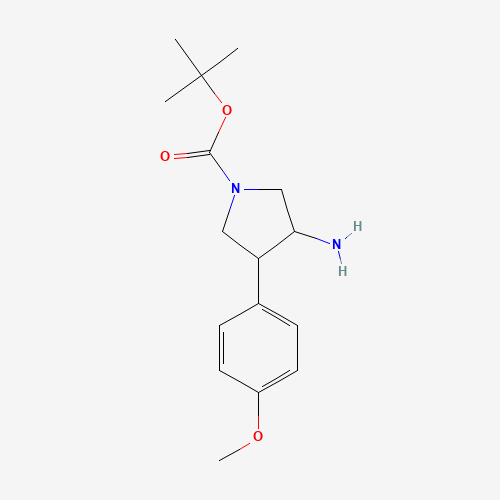 tert-butyl 3-amino-4-(4-methoxyphenyl)pyrrolidine-1-carboxylate (CAS: 959236-25-0) - Related Chemical Product
