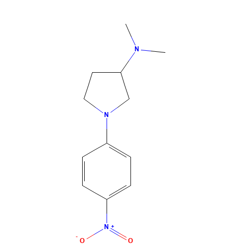N,N-dimethyl-1-(4-nitrophenyl)pyrrolidin-3-amine (CAS: 361346-46-5) - Related Chemical Product