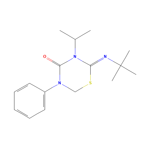 2-tert-butylimino-5-phenyl-3-propan-2-yl-1,3,5-thiadiazinan-4-one (CAS: 69327-76-0) - Related Chemical Product