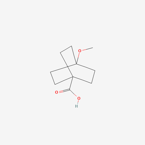 4-methoxybicyclo[2.2.2]octane-1-carboxylic acid (CAS: 773-34-2) - Chemical Structure and Molecular Formula 