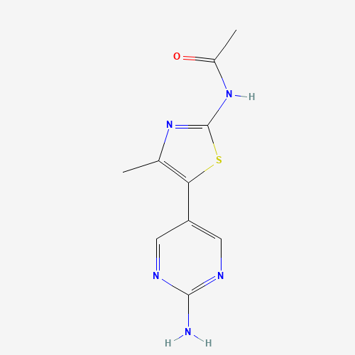 N-[5-(2-aminopyrimidin-5-yl)-4-methyl-1,3-thiazol-2-yl]acetamide (CAS: 887310-30-7) - Related Chemical Product