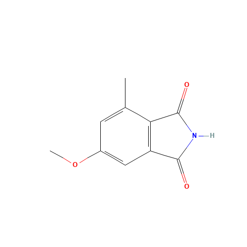6-methoxy-4-methylisoindole-1,3-dione (CAS: 913000-43-8) - Chemical Structure and Molecular Formula 