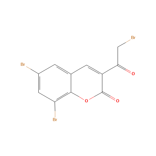 6,8-dibromo-3-(2-bromoacetyl)chromen-2-one (CAS: 106578-20-5) - Related Chemical Product