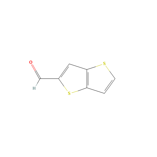 thieno[3,2-b]thiophene-5-carbaldehyde (CAS: 31486-86-9) - Chemical Structure and Molecular Formula 