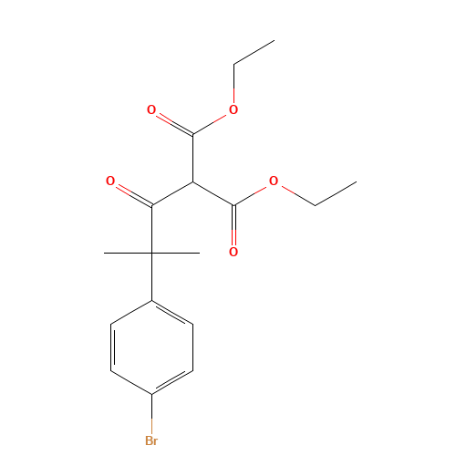 diethyl 2-[2-(4-bromophenyl)-2-methylpropanoyl]propanedioate (CAS: 1035261-71-2) - Related Chemical Product