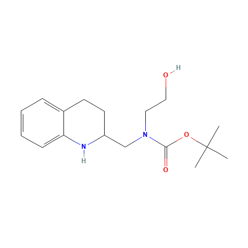 tert-butyl N-(2-hydroxyethyl)-N-(1,2,3,4-tetrahydroquinolin-2-ylmethyl)carbamate (CAS: 1201937-24-7) - Related Chemical Product