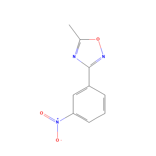 5-methyl-3-(3-nitrophenyl)-1,2,4-oxadiazole (CAS: 25283-98-1) - Related Chemical Product