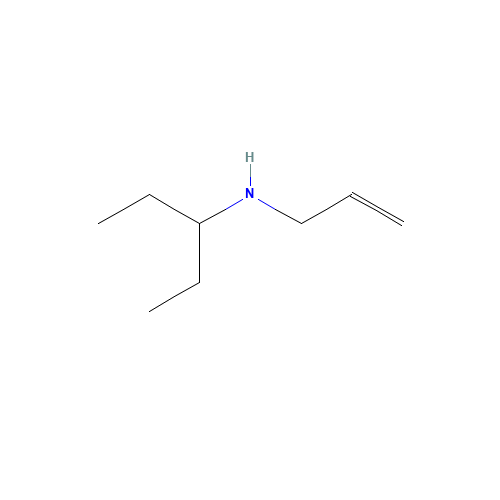 N-prop-2-enylpentan-3-amine (CAS: 959796-57-7) - Chemical Structure and Molecular Formula 