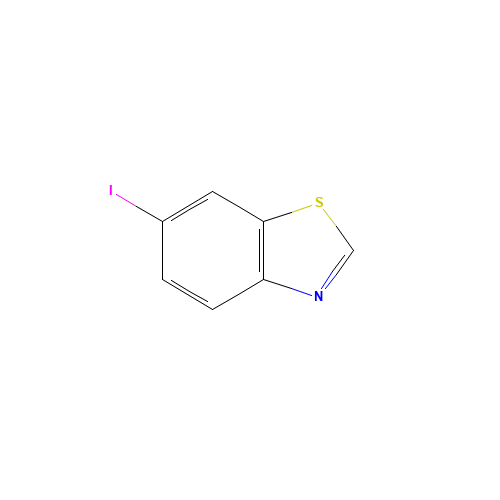 6-iodo-1,3-benzothiazole (CAS: 654070-00-5) - Chemical Structure and Molecular Formula 