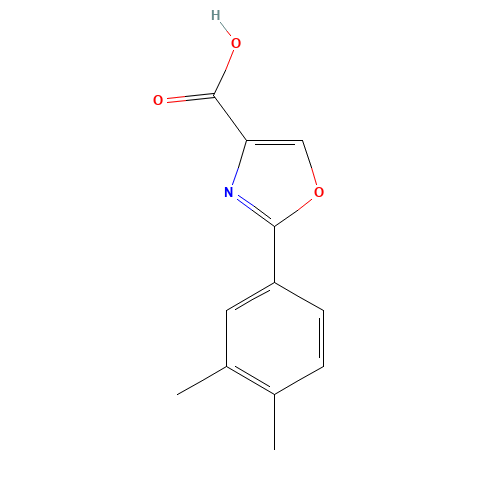 2-(3,4-dimethylphenyl)-1,3-oxazole-4-carboxylic acid (CAS: 885273-82-5) - Related Chemical Product