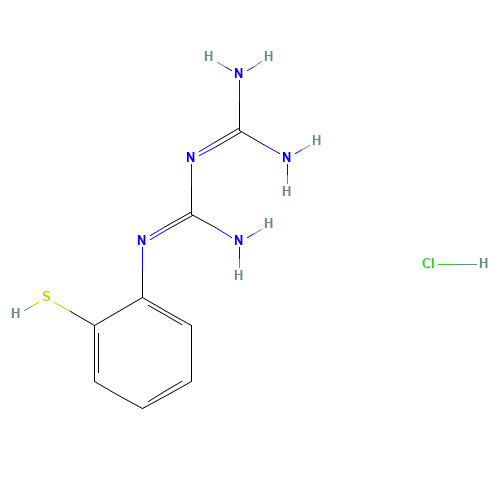 1-(diaminomethylidene)-2-(2-sulfanylphenyl)guanidine;hydrochloride (CAS: 41283-83-4) - Related Chemical Product