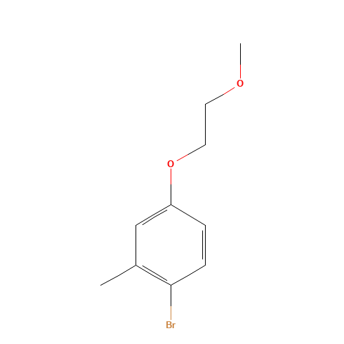 1-bromo-4-(2-methoxyethoxy)-2-methylbenzene (CAS: 947410-56-2) - Related Chemical Product