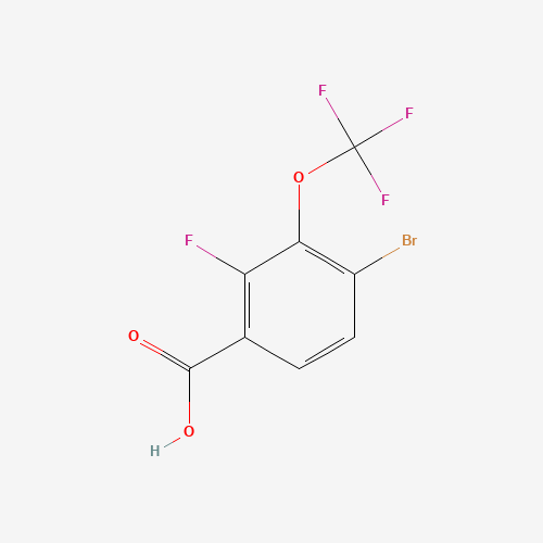 4-bromo-2-fluoro-3-(trifluoromethoxy)benzoic acid (CAS: 1419075-83-4) - Related Chemical Product