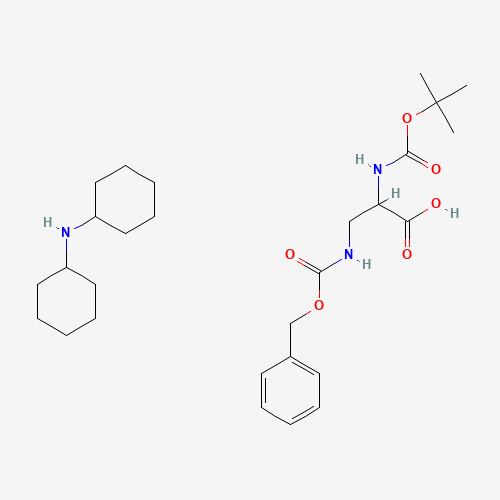 N-cyclohexylcyclohexanamine;2-[(2-methylpropan-2-yl)oxycarbonylamino]-3-(phenylmethoxycarbonylamino)propanoic acid (CAS: 81306-94-7) - Related Chemical Product