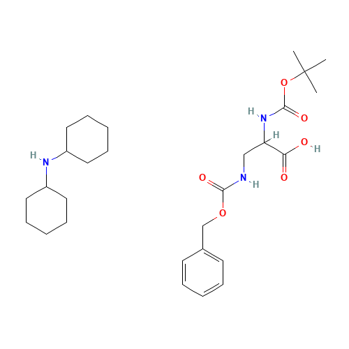 N-cyclohexylcyclohexanamine;2-[(2-methylpropan-2-yl)oxycarbonylamino]-3-(phenylmethoxycarbonylamino)propanoic acid (CAS: 81306-94-7) - Related Chemical Product