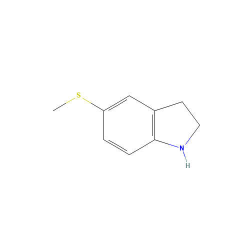 5-methylsulfanyl-2,3-dihydro-1H-indole (CAS: 147080-28-2) - Related Chemical Product