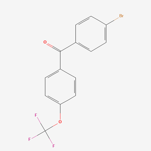 (4-bromophenyl)-[4-(trifluoromethoxy)phenyl]methanone (CAS: 34367-36-7) - Related Chemical Product