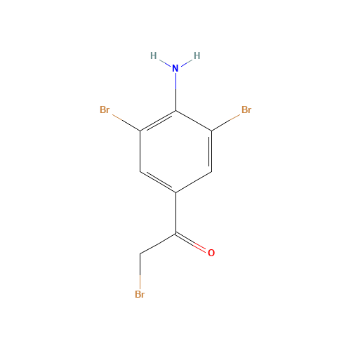 1-(4-amino-3,5-dibromophenyl)-2-bromoethanone (CAS: 30095-55-7) - Related Chemical Product
