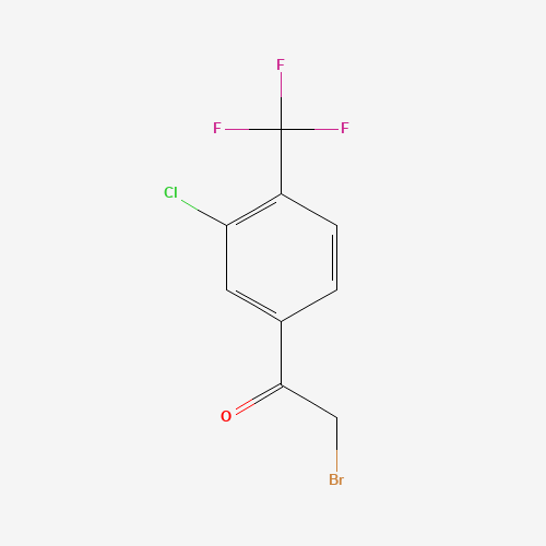 2-bromo-1-[3-chloro-4-(trifluoromethyl)phenyl]ethanone (CAS: 129322-86-7) - Related Chemical Product