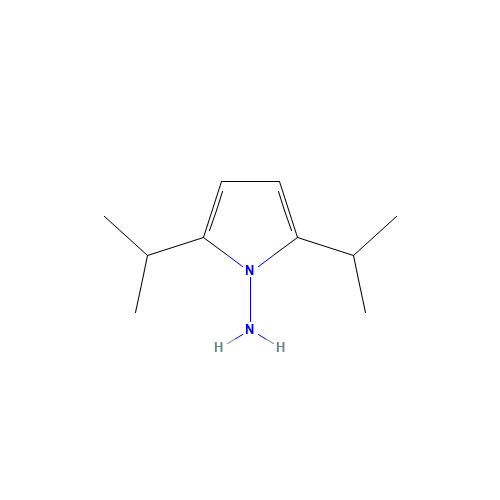 2,5-di(propan-2-yl)pyrrol-1-amine (CAS: 289708-63-0) - Chemical Structure and Molecular Formula 