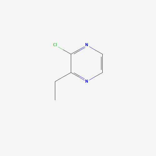 2-chloro-3-ethylpyrazine (CAS: 63450-95-3) - Chemical Structure and Molecular Formula 