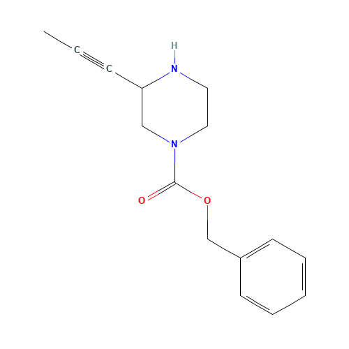 benzyl 3-prop-1-ynylpiperazine-1-carboxylate (CAS: 1361224-50-1) - Related Chemical Product