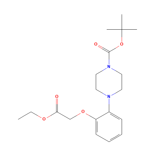 tert-butyl 4-[2-(2-ethoxy-2-oxoethoxy)phenyl]piperazine-1-carboxylate (CAS: 1008509-21-4) - Related Chemical Product