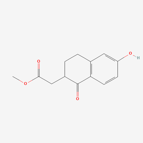 methyl 2-(6-hydroxy-1-oxo-3,4-dihydro-2H-naphthalen-2-yl)acetate (CAS: 99092-75-8) - Related Chemical Product
