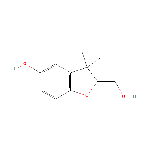 2-(hydroxymethyl)-3,3-dimethyl-2H-1-benzofuran-5-ol (CAS: 138854-50-9) - Related Chemical Product