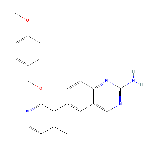 6-[2-[(4-methoxyphenyl)methoxy]-4-methylpyridin-3-yl]quinazolin-2-amine (CAS: 1003312-16-0) - Related Chemical Product