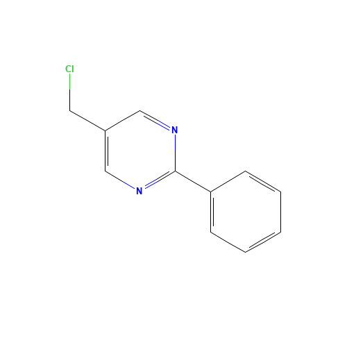 5-(chloromethyl)-2-phenylpyrimidine (CAS: 886531-63-1) - Chemical Structure and Molecular Formula 