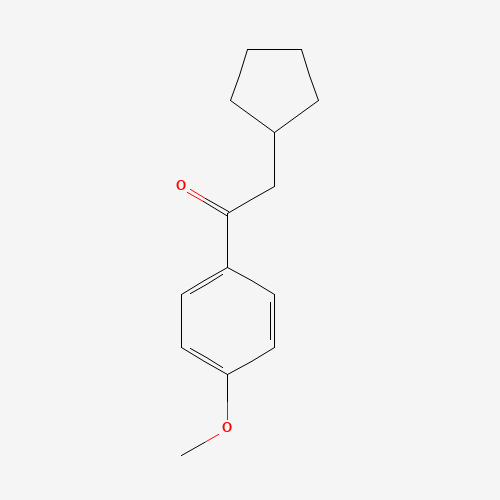 2-cyclopentyl-1-(4-methoxyphenyl)ethanone (CAS: 24188-99-6) - Related Chemical Product