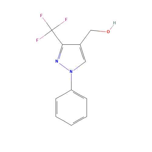 [1-phenyl-3-(trifluoromethyl)pyrazol-4-yl]methanol (CAS: 875657-54-8) - Related Chemical Product